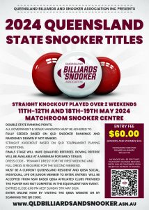 2024 QLD State Snooker Titles