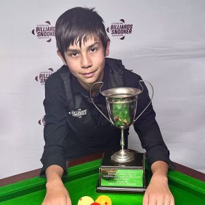 Kennith Hinton - 2024 QLD U15 Billiards Champion